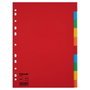 Esselte Separadores de Cartulina Multitaladro, Set de 10 Unidades, Formato Folio/A4