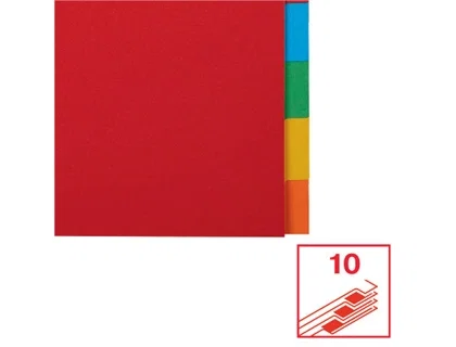 Separadores Esselte Multicolor Cartón (10 Unidades) Separadores Esselte Multicolor Cartón (10 Unidades)