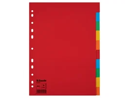 Separadores Esselte Multicolor Cartón (10 Unidades)