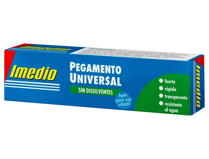 Imedio Pegamento Universal sin Disolventes Transparente Banda Azul 35 ml
