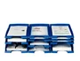 Leitz Bandeja Portadocumentos Plus Jumbo, Azul, 255x357x103 mm