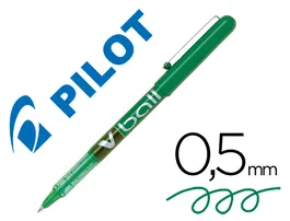 Boligrafo de tinta líquida Pilot BL-VB-5 Verde 0,3 mm (12 Unidades)