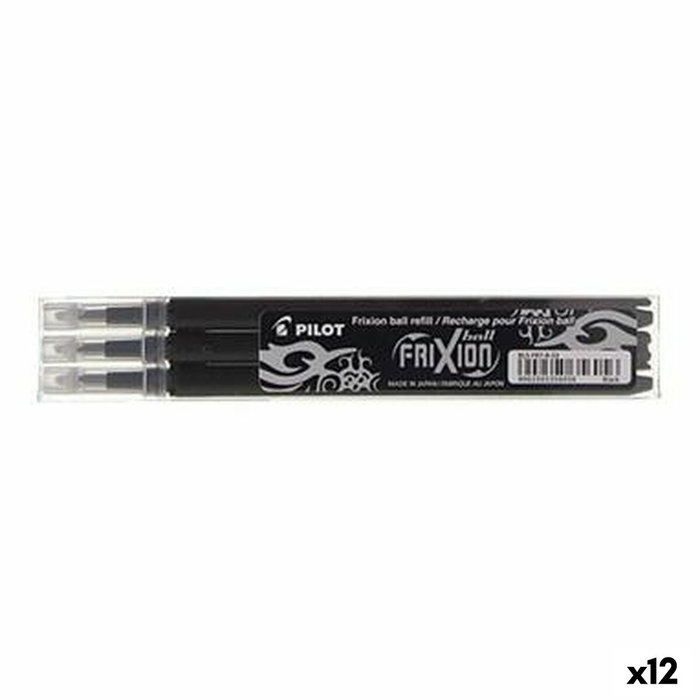 Pilot Recambio Bolígrafo Frixion 0.7 Negro Pack 36 Unidades