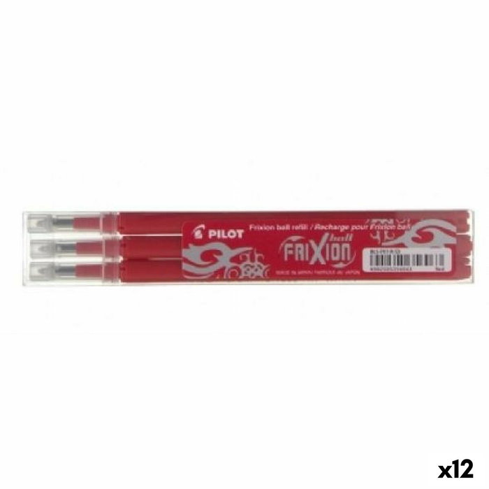 Pilot Recambio Bolígrafo Frixion 0.7 Rojo Pack 12 Unidades