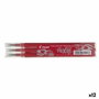 Pilot Recambio Bolígrafo Frixion 0.7 Rojo Pack 12 Unidades