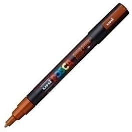 POSCA Marcador PC-3M Punta Cónica 0.9 - 1.3 mm Set de 6 Unidades Bronce, Tinta Base Agua No Tóxica para Cartelería y Decoración (Set de 6)