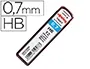 Rotring Minas de Grafito 0,7 mm HB Estuche de 12 Minas Flexibles de Polímeros Altos