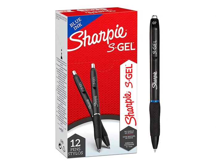 Sharpie S-Gel Bolígrafo Punta Media 0,7 mm Azul (Set de 12) Sharpie S-Gel Bolígrafo Punta Media 0,7 mm Azul (Set de 12)