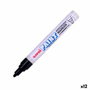 Uni-Ball Marcador Permanente Paint Marker PX-20(L) Negro (Set de 12)