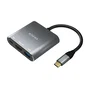 Aisens Conversor USB-C a HDMI, USB-C y USB 3.0 3 en 1, Gris