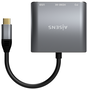 Aisens Conversor USB-C a HDMI/USB-C/USB 3.0 3 en 1 Gris