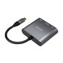 Aisens Conversor USB-C a HDMI/USB-C/USB 3.0 3 en 1 Gris
