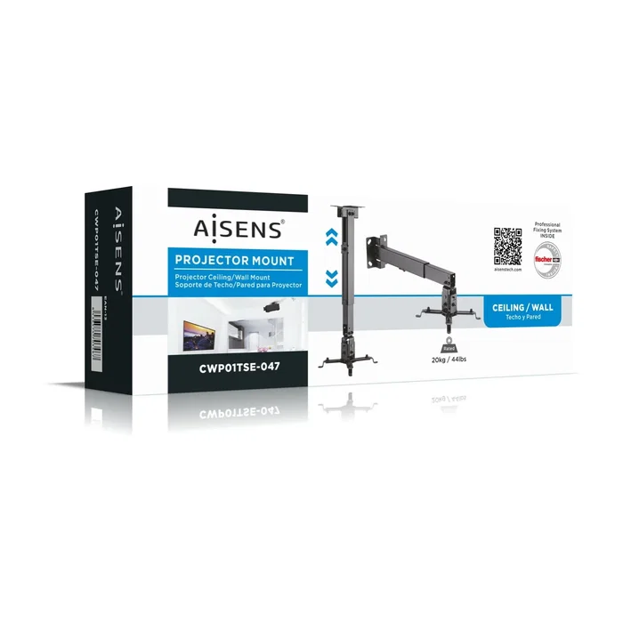 Aisens Soporte Universal Inclinable y Extensible CWP01TSE-047 Negro Aisens Soporte Universal Inclinable y Extensible CWP01TSE-047 Negro