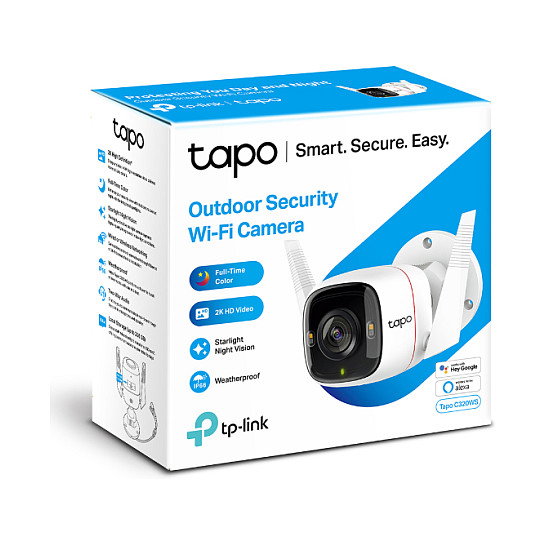 TP-Link Tapo C320WS Cámara de Seguridad 2K QHD Blanco