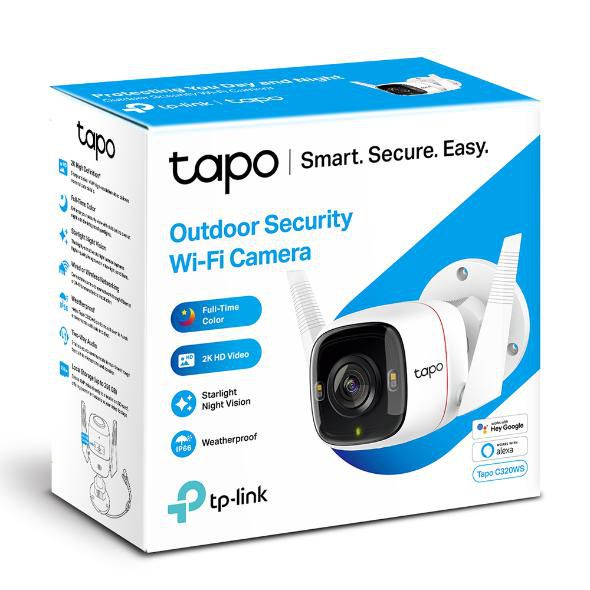 TP-Link Tapo C320WS Cámara de Seguridad 2K QHD Blanco