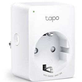 Tp-Link Enchufe Inteligente WiFi Tapo P110 con Monitorización de Consumo y Control por App/Voz