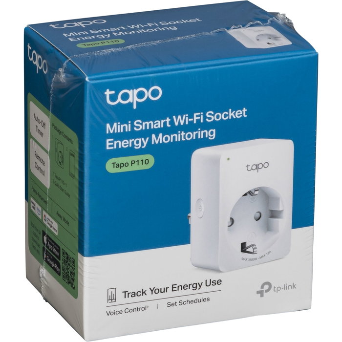 TP-Link Tapo P110 Enchufe Inteligente Blanco con Monitorización de Energía