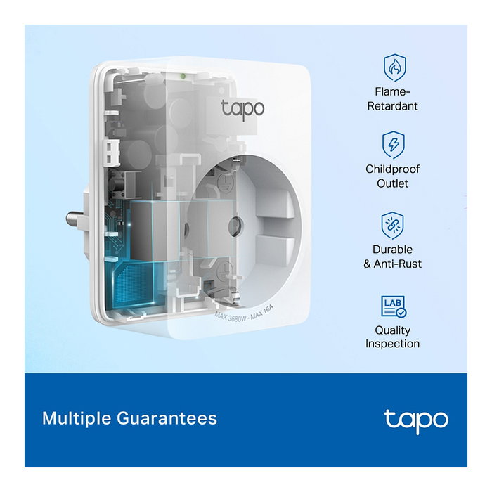 TP-Link Tapo P110 Enchufe Inteligente Wi-Fi Blanco