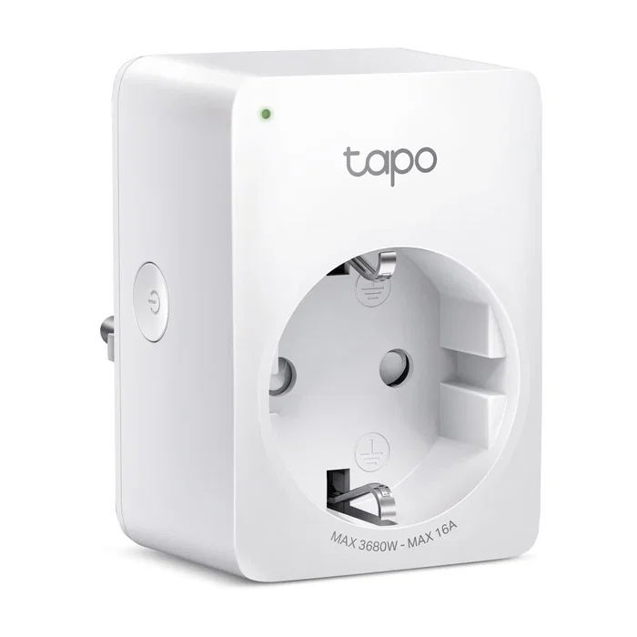 TP-Link Tapo P110 Enchufe Inteligente WiFi, 3680 W, para Interior, Control por Voz con Alexa y Google Home, Blanco