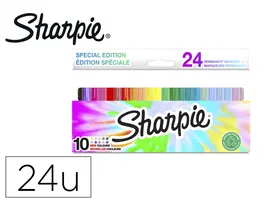 Sharpie Rotulador Fine Blister de 24 Unidades Colores Surtidos Punta Fina Permanente