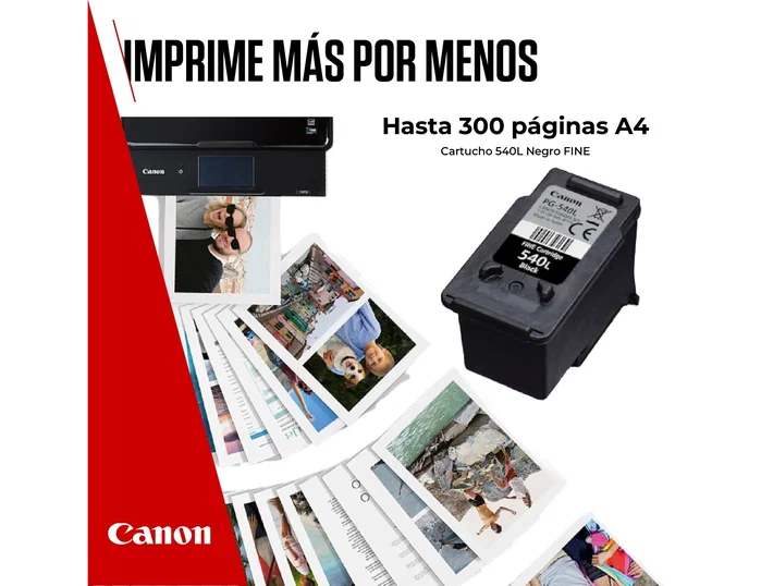 Canon Cartucho de Tinta PG-540L Negro
