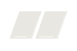 Separadores Mariola Cartulina A4 10 Pestañas Sin Taladro (Set de 10)