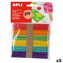 Apli Palos de Polo de Madera 114x10 mm, Colores Surtidos