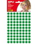 Apli Gomets Redondos 10,5mm Verde, 6 Hojas