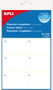 Apli Etiquetas Adhesivas para Congelador 34x53 mm Blanco