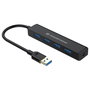 Conceptronic C4PUSB3 Hub USB 3.0 de 4 Puertos Negro