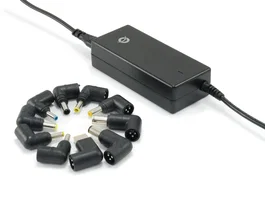 Conceptronic CNB65 Adaptador/Alimentador para Portátil 65W, 12 Puntas Universal, Voltaje Ajustable 15V/19V, Protección Sobrecarga