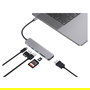 Conceptronic Hub USB-C a HDMI, 2xUSB-A 3.0, con Power Delivery 60W y Lector de Tarjetas SD/MicroSD