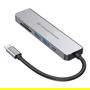 Conceptronic Hub USB-C a HDMI, 2xUSB-A 3.0, con Power Delivery 60W y Lector de Tarjetas SD/MicroSD