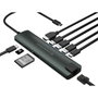 Conceptronic Adaptador USB Tipo C con HDMI, Ethernet y Lector de Tarjetas