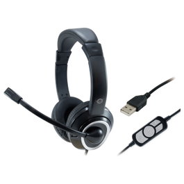 Conceptronic POLONA01B Auriculares USB Negro