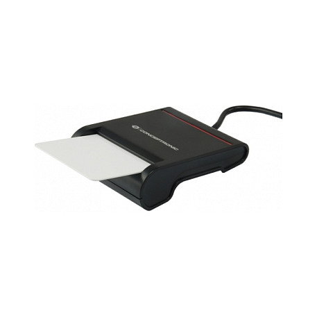 Conceptronic SCR01B Lector de tarjetas inteligente USB 2.0, Negro Conceptronic SCR01B Lector de tarjetas inteligente USB 2.0, Negro