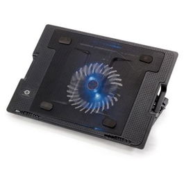 Conceptronic Base Refrigeración Portátil 17" 1 Ventilador 14cm USB 2.0 Negro ERGO