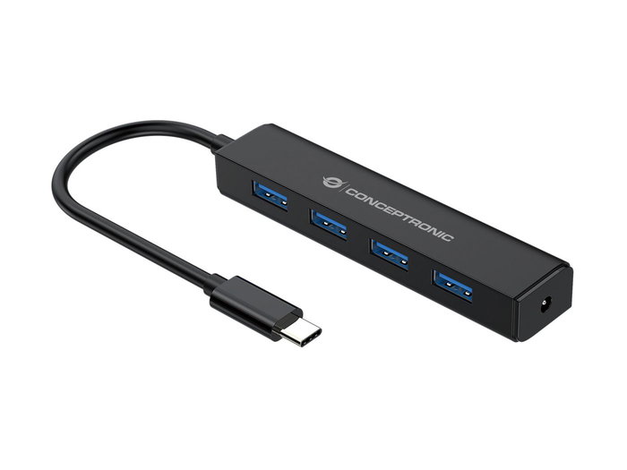 Conceptronic USB-HUB 4-Port USB3.1 Type-C - 4x USB 3.0 sw 29