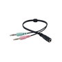 Conceptronic POLONA02BA Auriculares Estéreo con Micrófono Flexible Negro