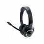 Conceptronic POLONA02BA Auriculares Estéreo con Micrófono Flexible y Adaptador Negro