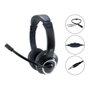 Conceptronic POLONA02BA Auriculares Estéreo con Micrófono Flexible y Adaptador Negro