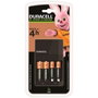 Duracell Cargador de Pilas AA/AAA con 4 Pilas Incluidas