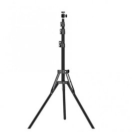 Fluxs SATURNO - Trípode Plegable de Aluminio para Anillo de Luz, Altura Ajustable hasta 210 cm, Color Negro