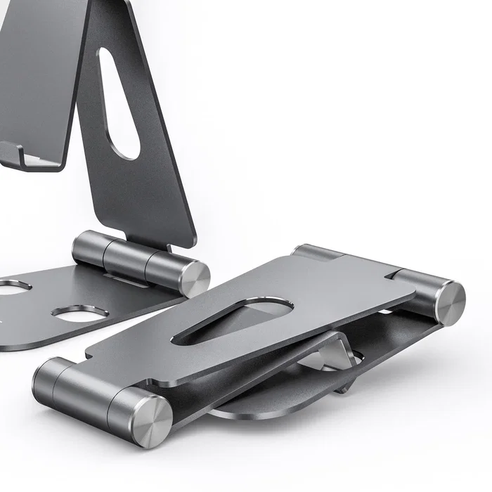 Aisens Soporte de Sobremesa XL Ajustable para Móvil y Tablet - Gris