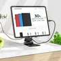Aisens Soporte de Sobremesa XL Ajustable para Móvil y Tablet, Negro