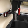 Aisens Soporte de Coche Ajustable para Reposacabezas, Negro y Rojo