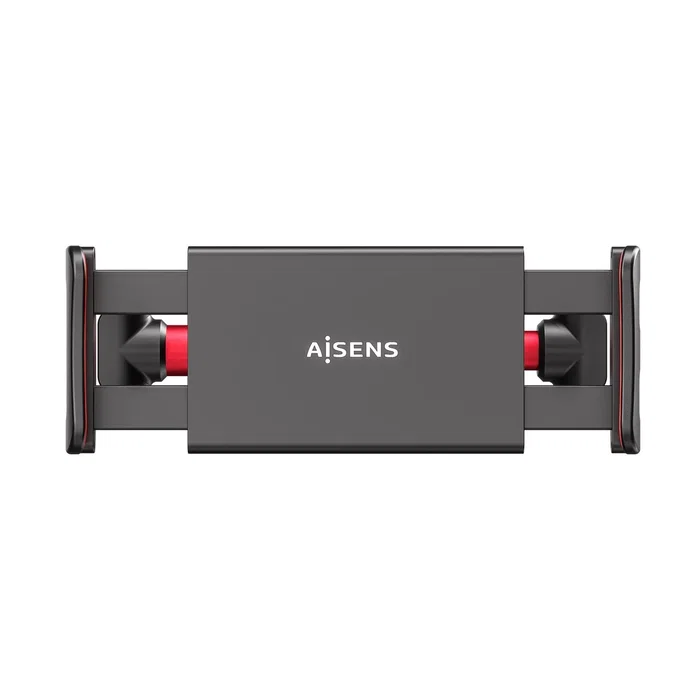 Aisens Soporte para Reposacabezas de Coche Ajustable Negro/Rojo