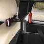 Aisens Soporte para Reposacabezas de Coche Ajustable Negro/Rojo