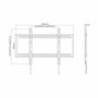Aisens Soporte Eco Ultra Delgado para TV de 60-100 pulgadas hasta 130kg Negro