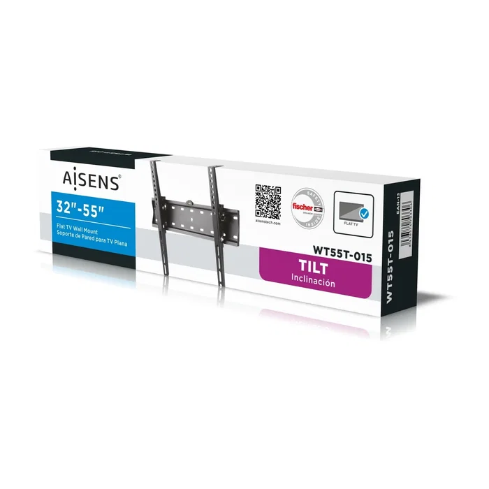 Aisens Soporte de Pared Inclinable WT55T-015 para TV y Monitor 32-55 Pulgadas